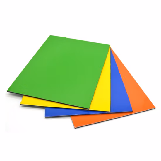 Pannello murale in materiale da costruzione Dibond ACP Acm PE PVDF Feve Pannello di rivestimento in lamiera composita in plastica di alluminio con rivestimento lucido